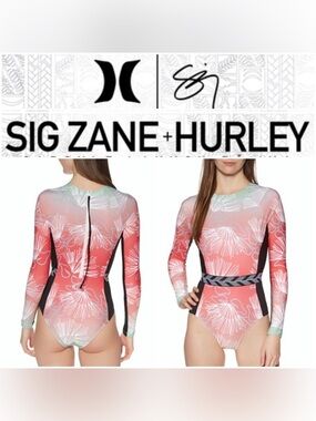 Sig Zane + Hurley Wailehua Surf Swimsuit Size XL